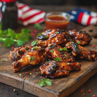 Sweet and Spicy BBQ Wings