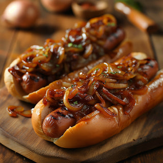 Ultimate Gourmet Hot Dogs with Smoky Paprika & Caramelized Onions