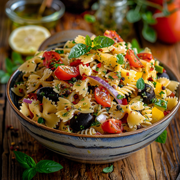 Mediterranean Herb-Infused Pasta Salad