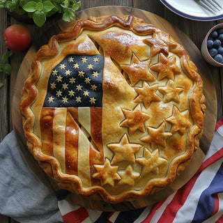 American Flag Apple Pie