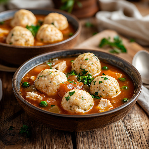 Chicken Matzo Ball Stew – The Spice Way - Nature with Benefits
