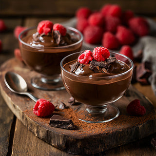 Cinnamon-Lime Dark Chocolate Mousse