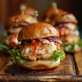 Crab Cake Sliders With Lemon-Mustard Sauce