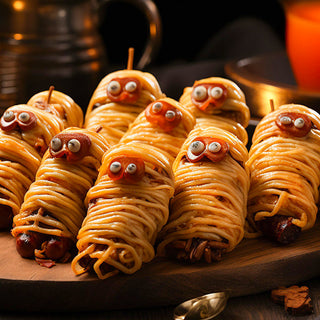 Smoked Paprika Mummy Hot Dogs