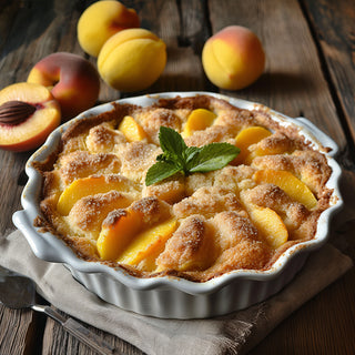 Lemon Peach Cobbler