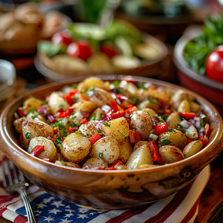 Patriotic Pepper Potato Salad