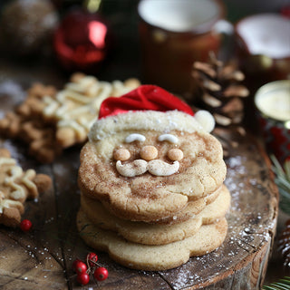 Santa Claus Snickerdoodle Cookies