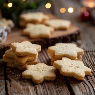 Holiday Spiced Shortbread Cookies