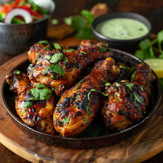 Berbere Chicken With Za’atar Yogurt and Dukkah Crunch
