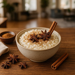 Star Anise and Cinnamon Rice Pudding