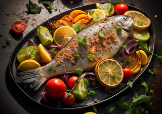 CITRUS FISH WITH ROASTED VEGETABLES BLEND