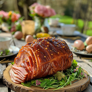 Maple-Dijon Glazed Ham With Pickling Spice
