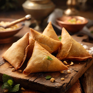 Potato and Pea Samosas