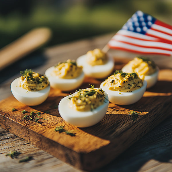 Dill-Pickled Deviled Eggs