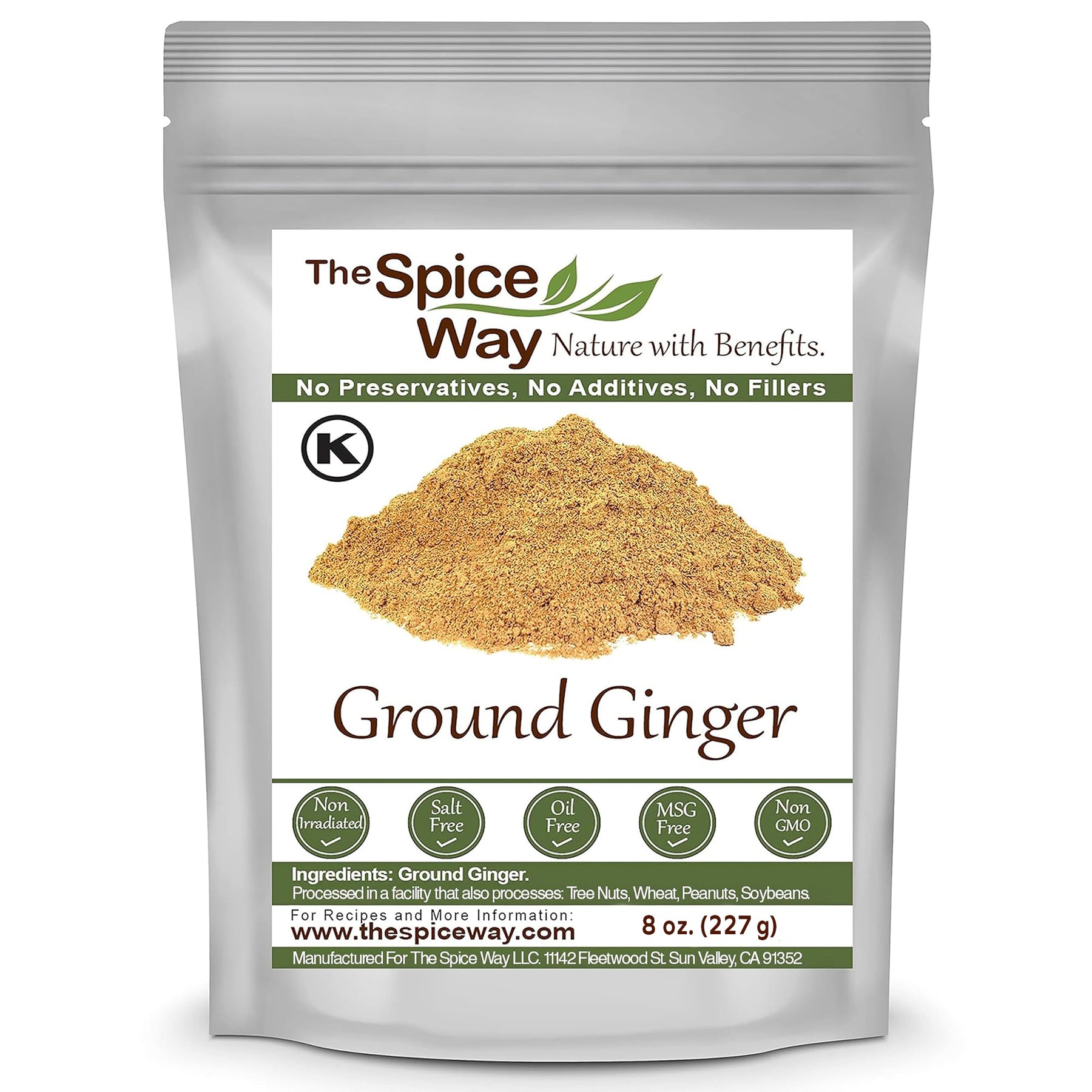 The Spice Way Ginger Powder 8oz bag