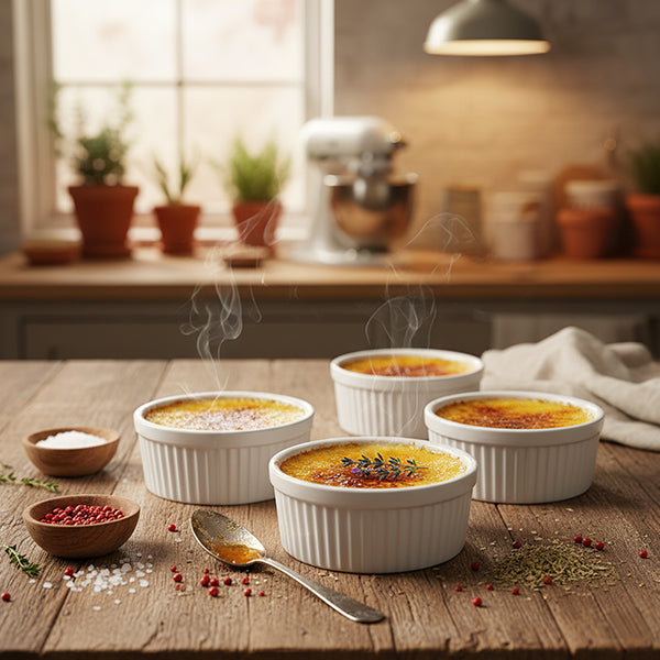 Lavender Crème Brûlée (Herbes de Provence Infused)