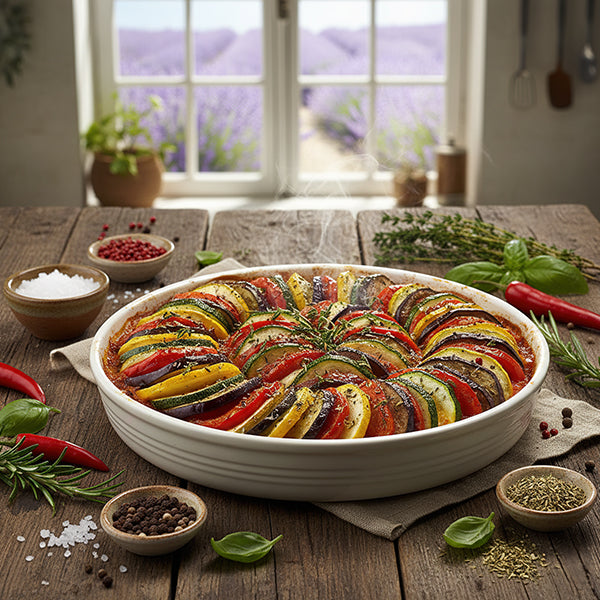 Ratatouille with Herbes de Provence (Oven Method)
