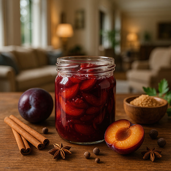 Spiced Plum Compote