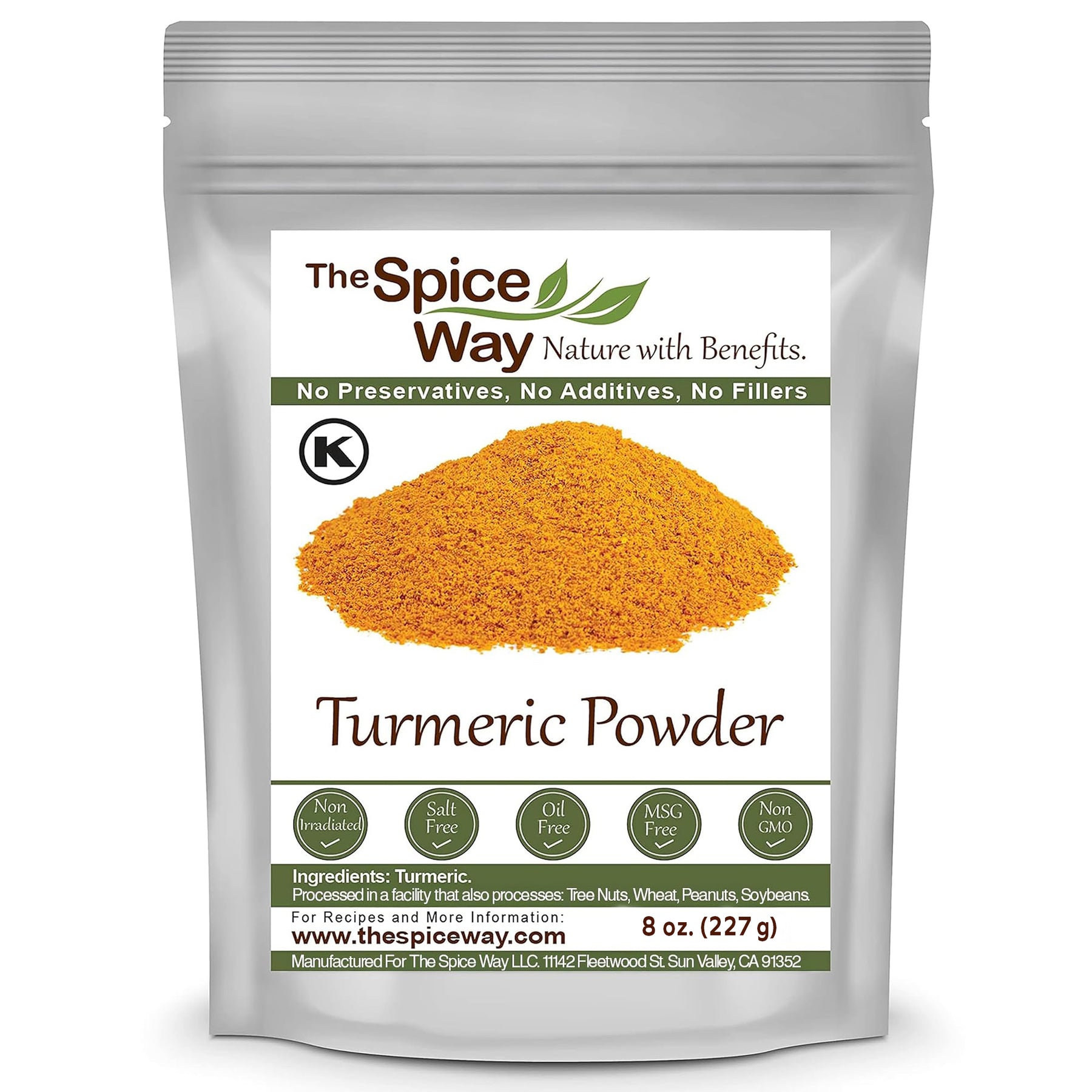 The Spice Way Turmeric Powder 8oz bag