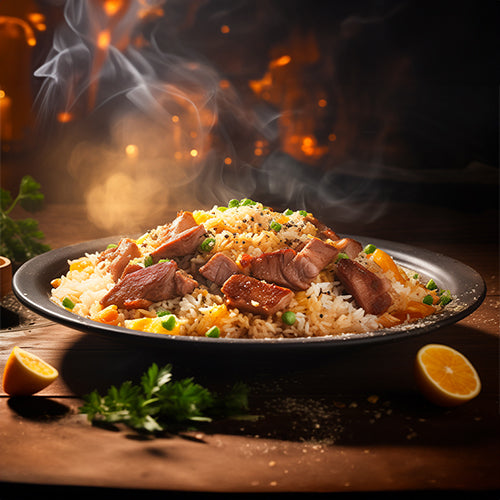 Meat Plus Rice Rice with Meat – The Spice Way - Nature with Benefits