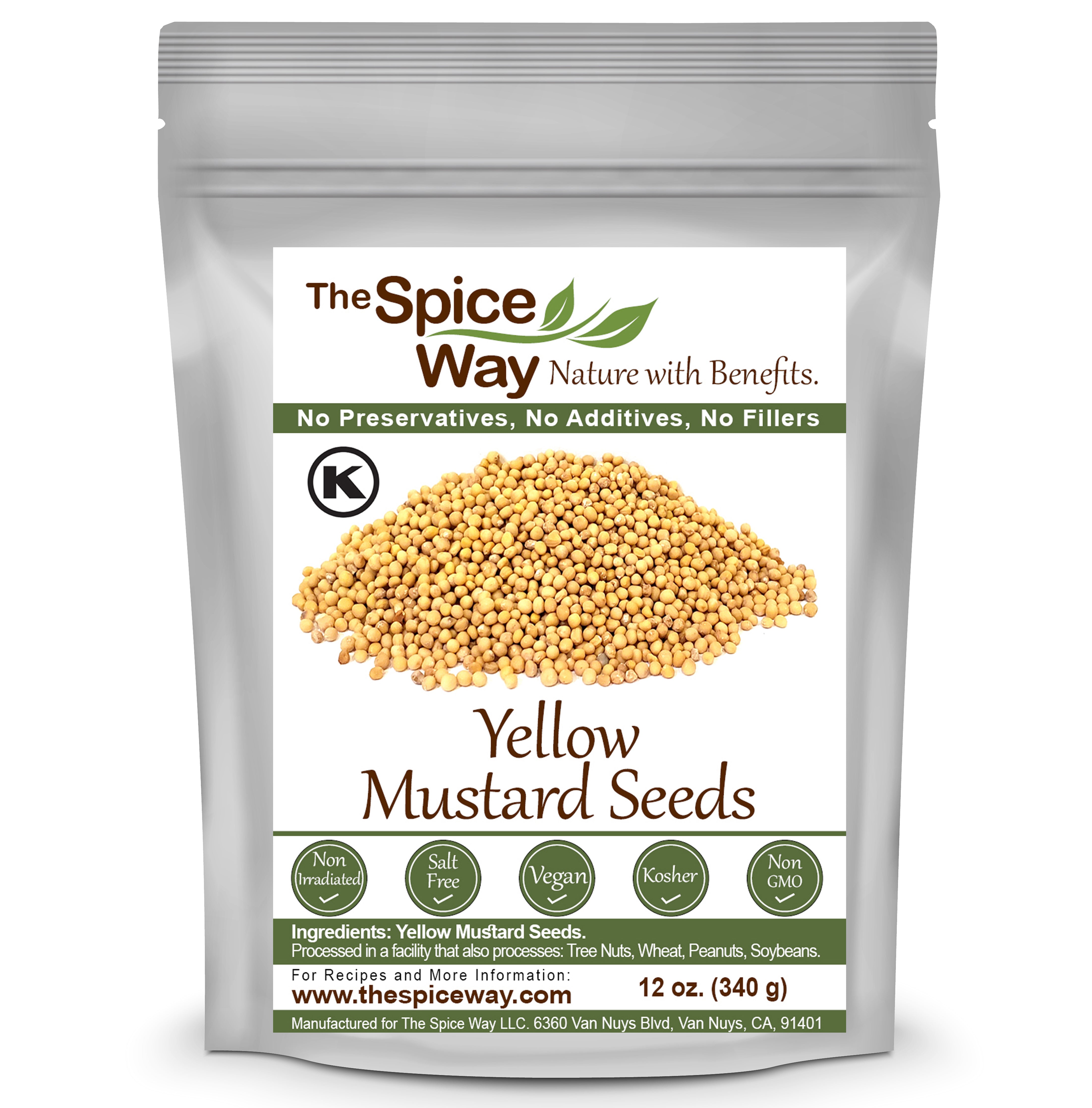 mustard seeds for garden The Spice Way Yellow Mustard Seeds