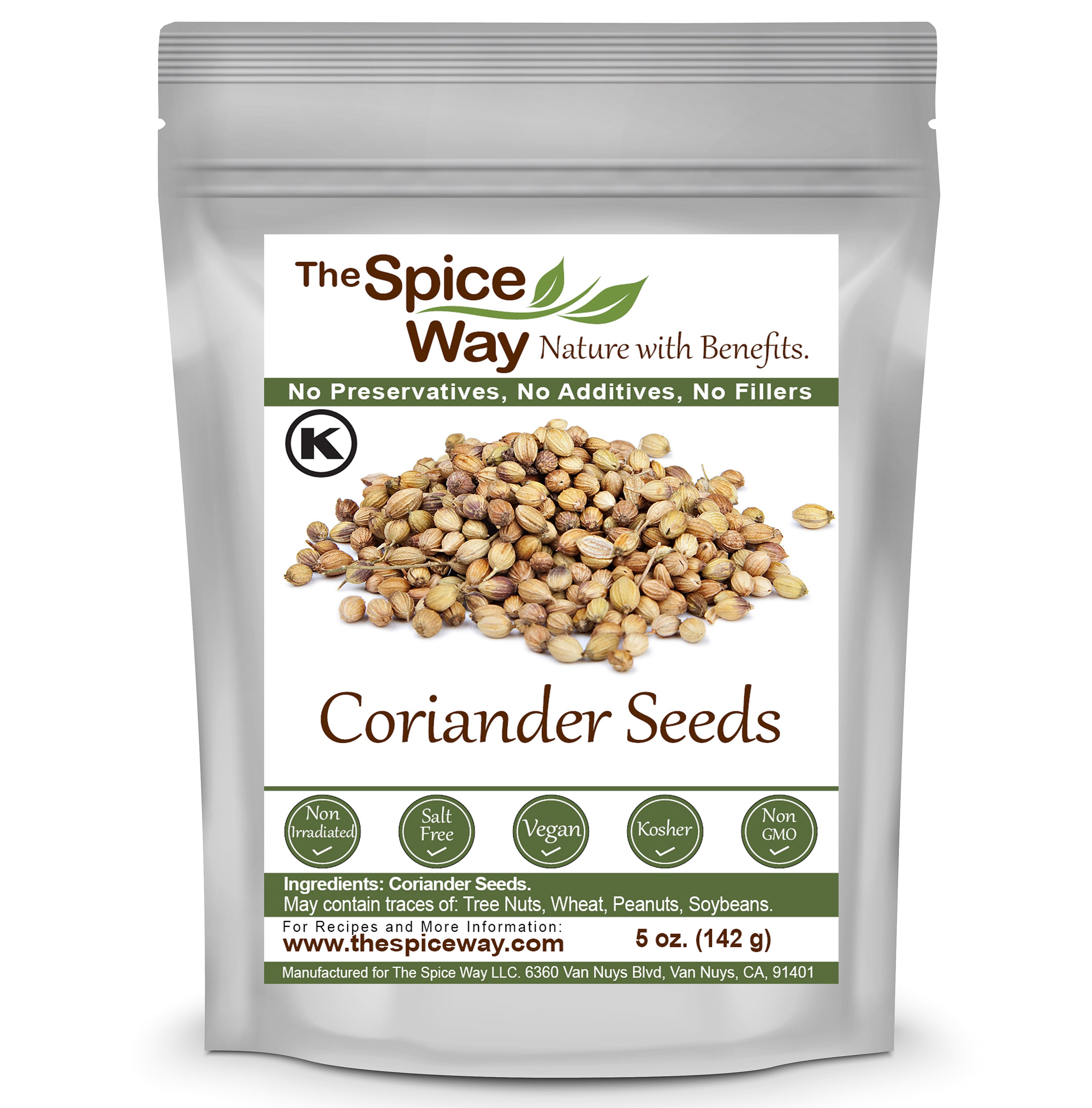 organic coriander seeds for planting The Spice Way Coriander Seeds - All Natural, Asian, European, American Cuisine